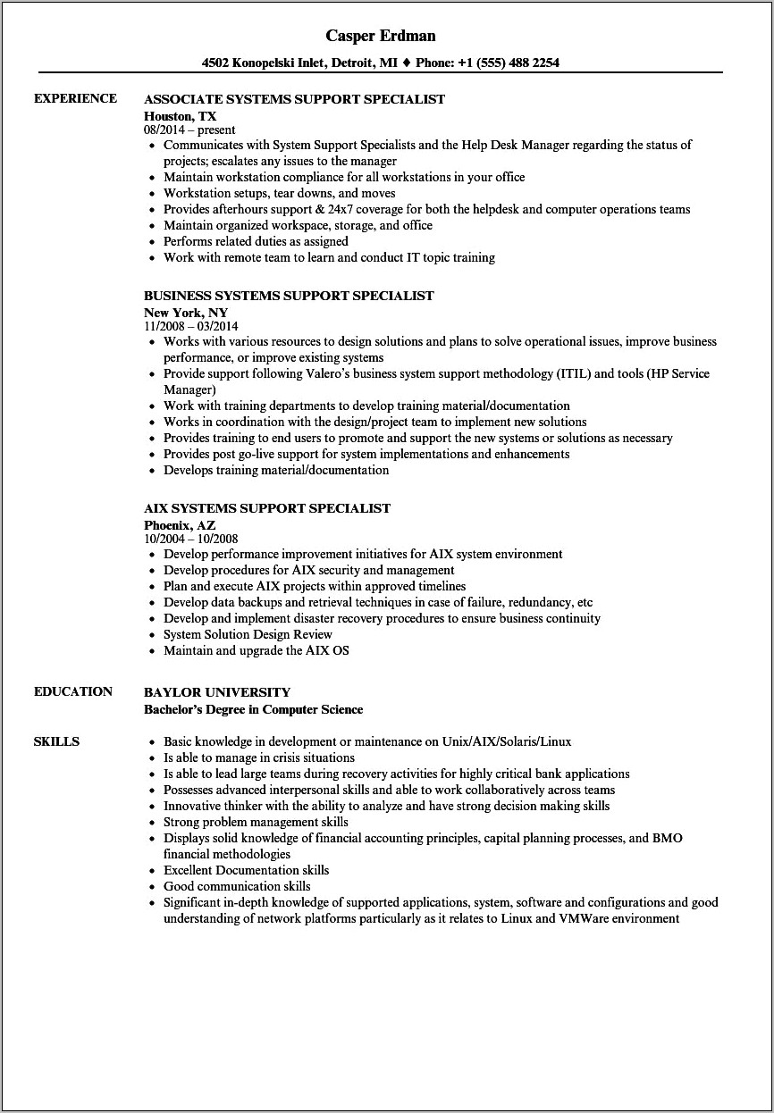 Job Description Redundancy On Resume