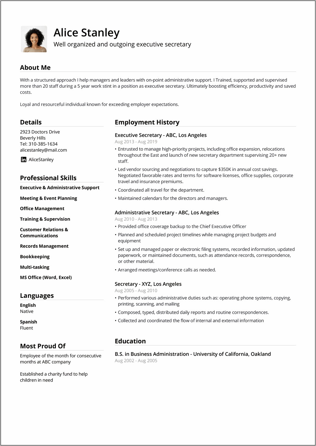 Job Resume Pdf Format Download