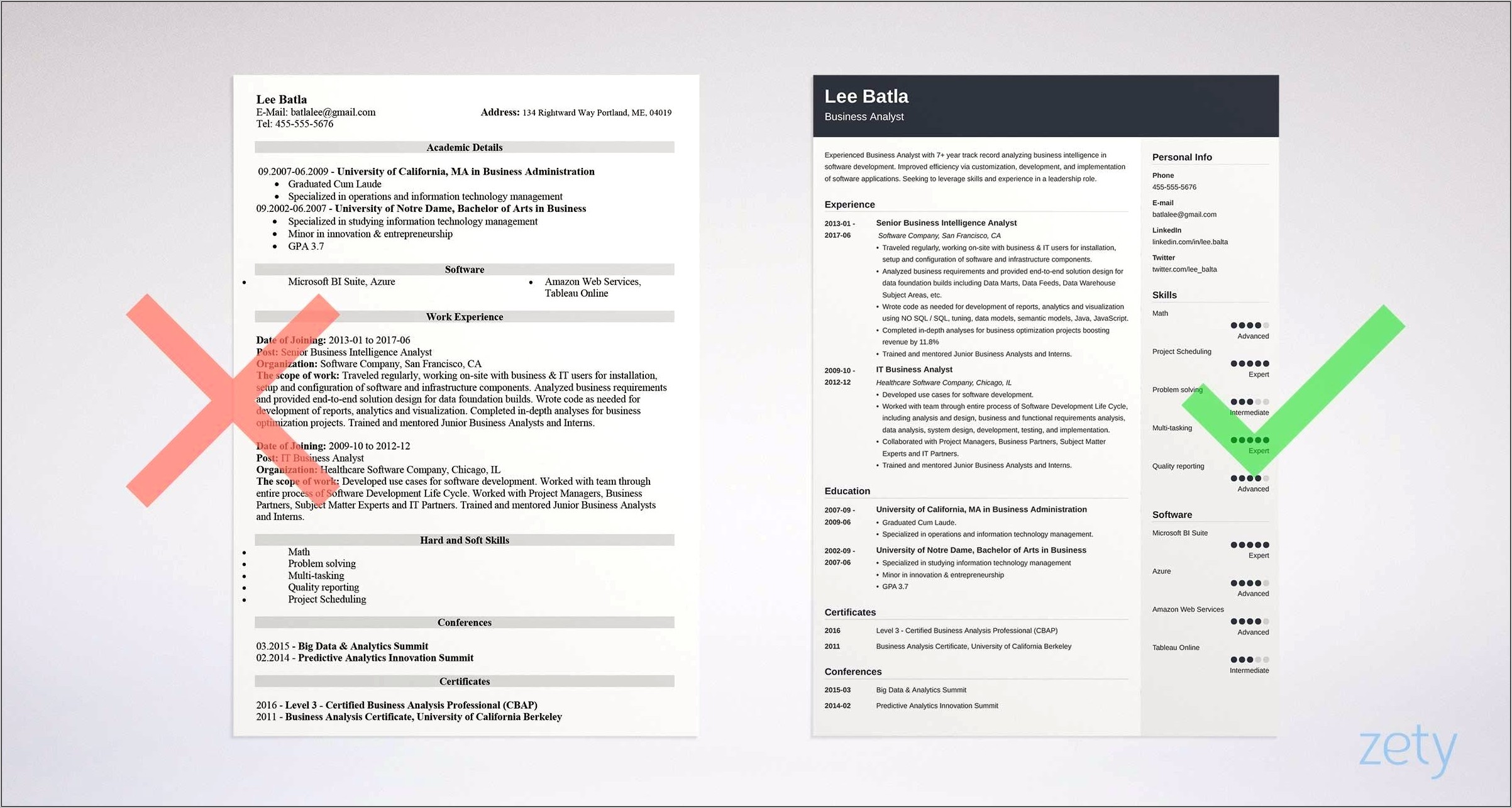 Job Titles For Resumes Examples