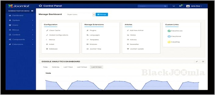 Joomla 3 Admin Template Free Download