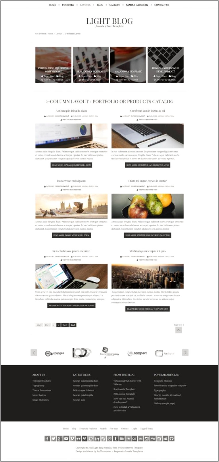 Joomla Template Free Download 3.4