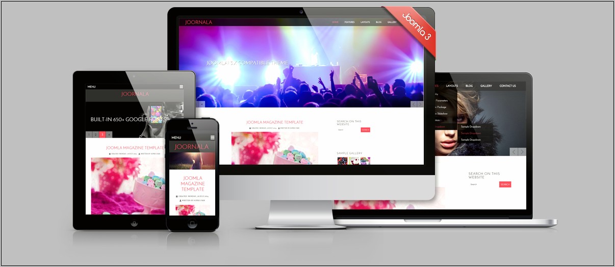 Joomlart 3 Responsive Templates Free Download