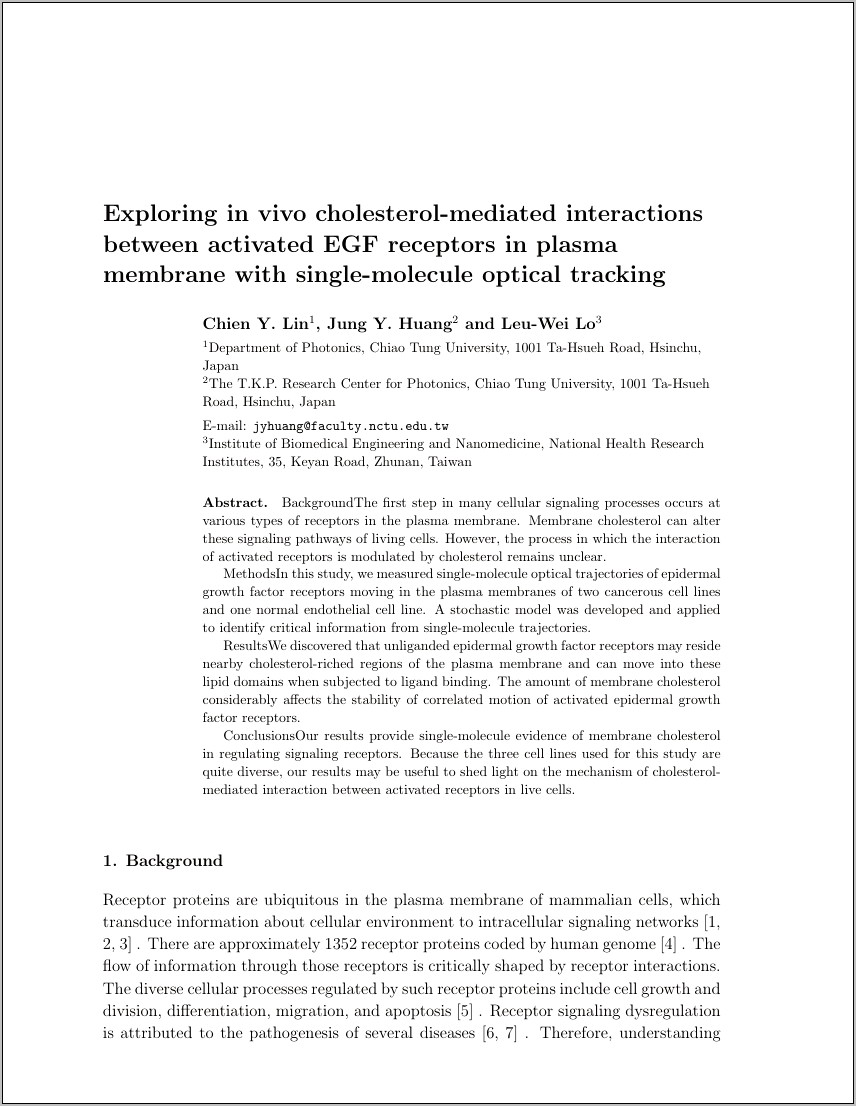 Journal Of Applied Physics Word Template Download