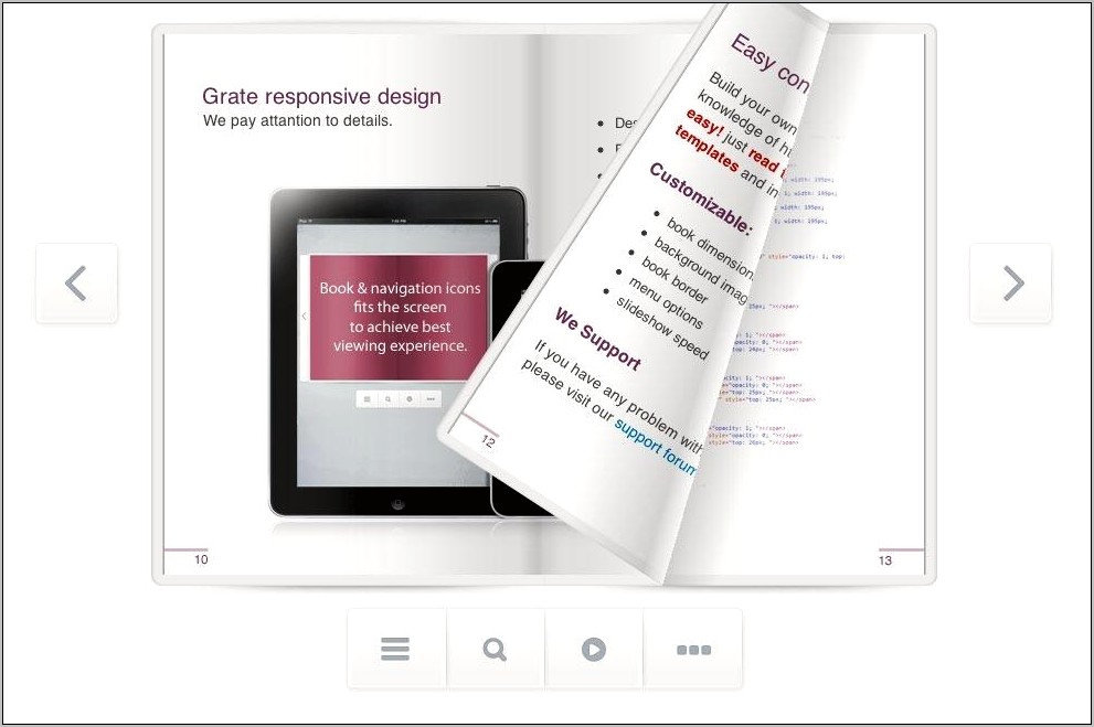 Jquery Flip Book Template Free Download