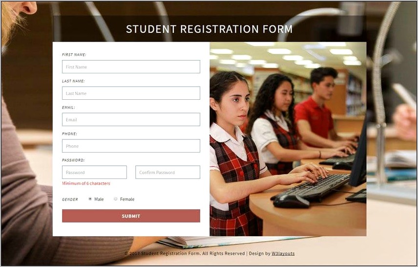 Jquery Registration Form Template Free Download