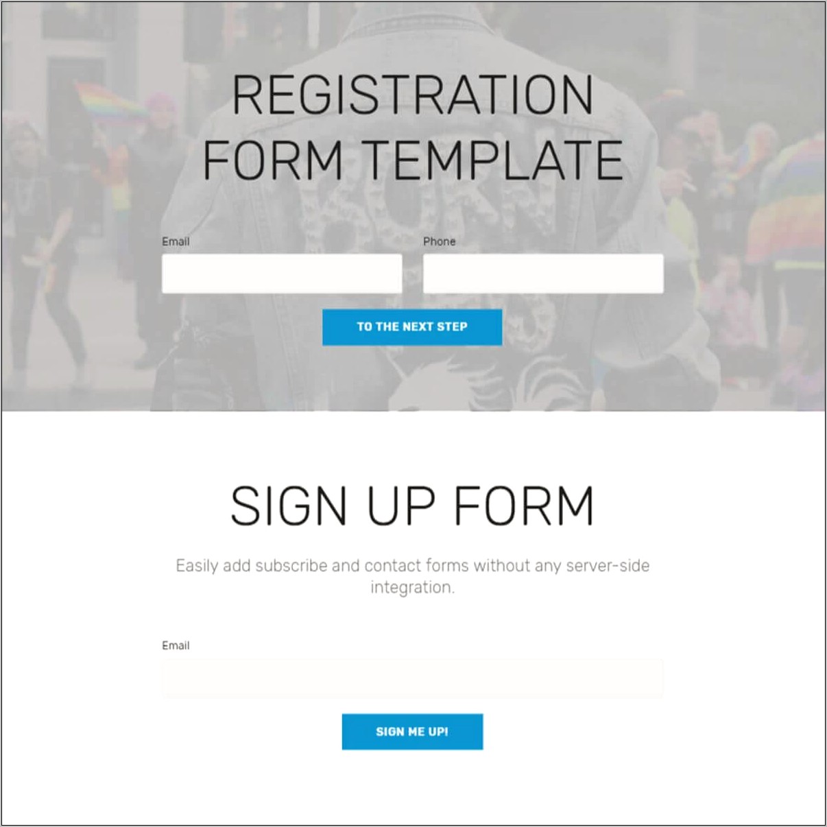 Jquery Registration Form Templates Free Download