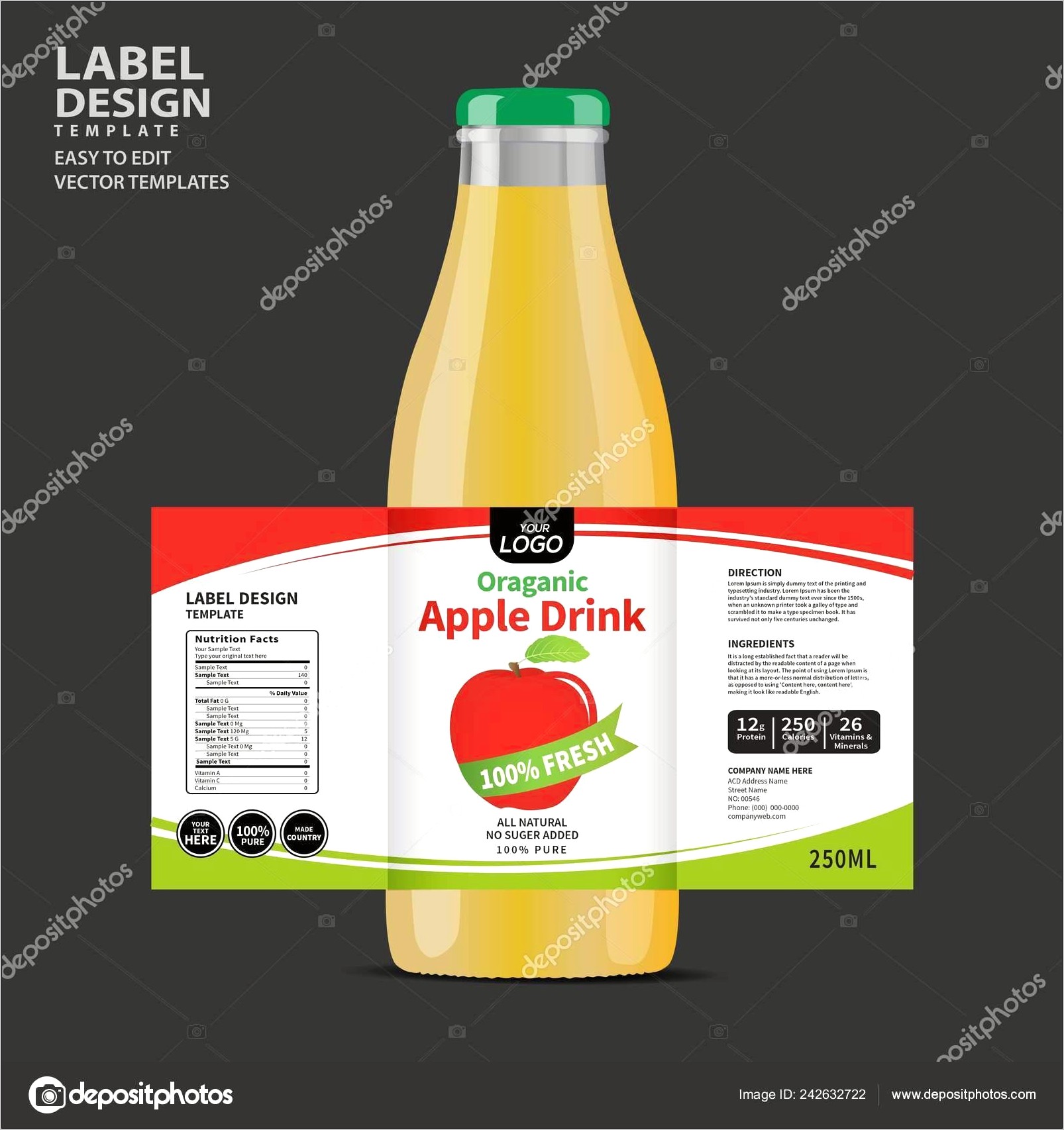 Juice Label Design Templates Free Download