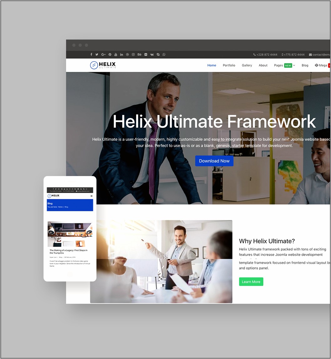 Kallyas Responsive Multipurpose Joomla Template Download