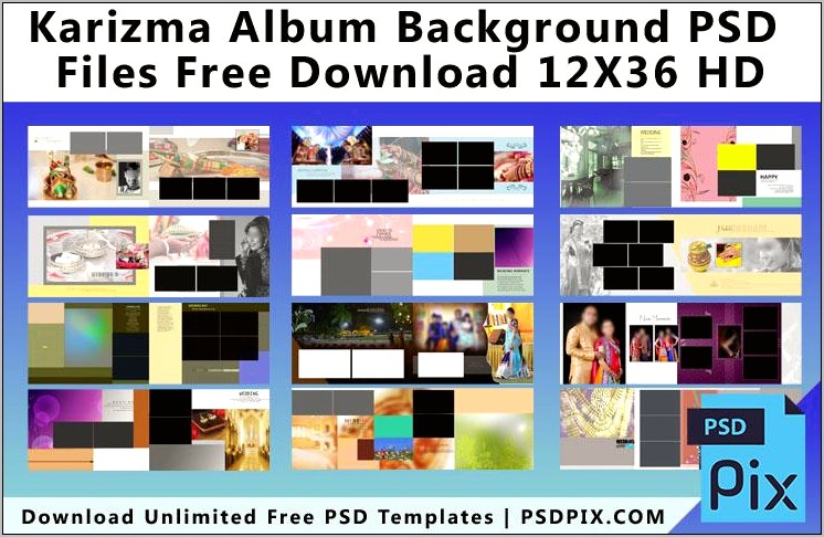 Karizma Album Psd Templates Free Download