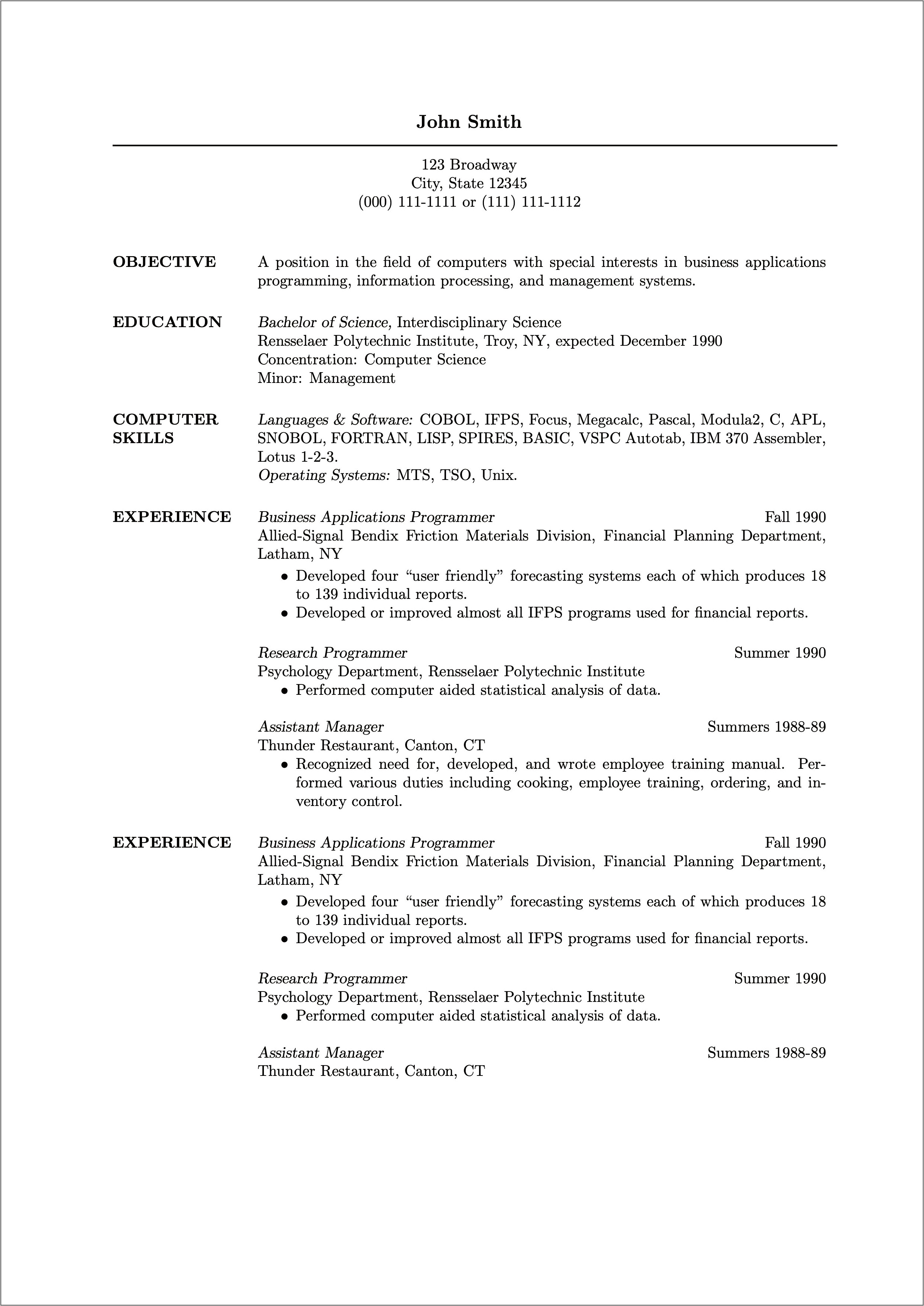 Lab Technician Designer Resume Sample