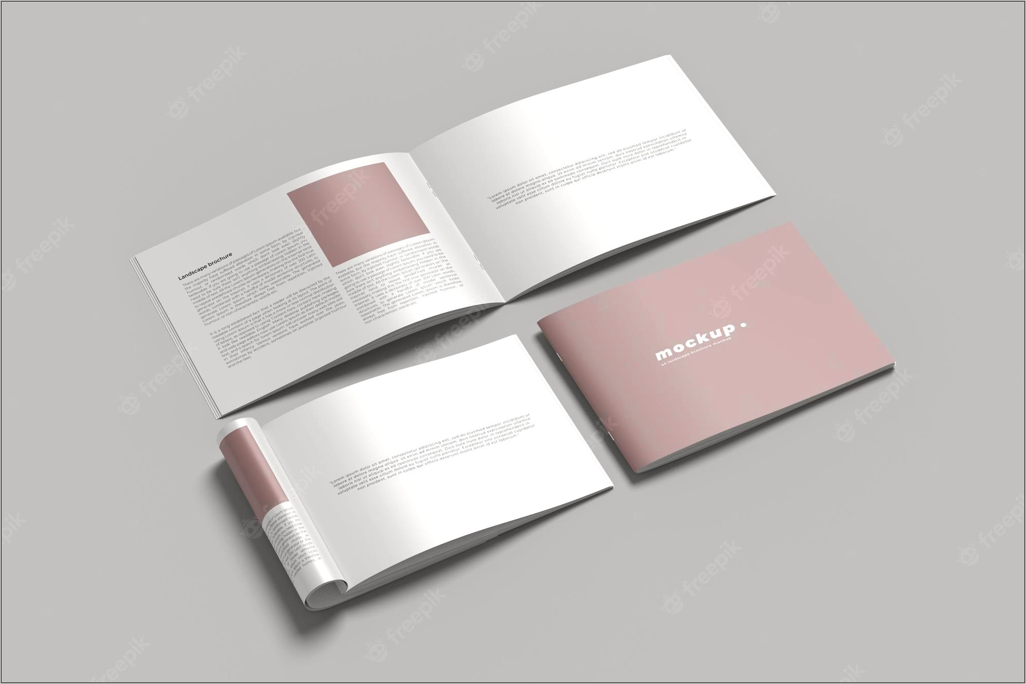 Landscape Brochure Template Psd Free Download