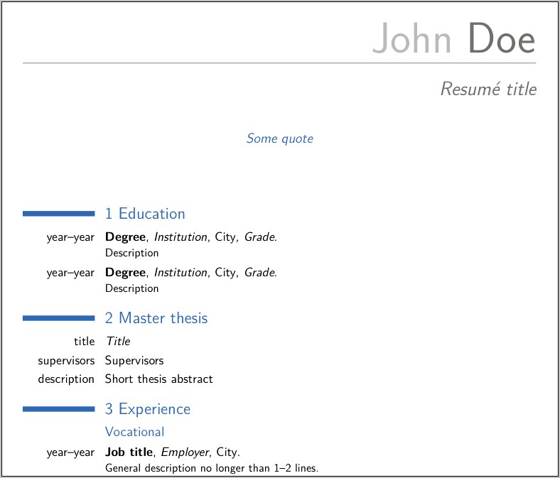 Language Proficiency Levels Resume Example