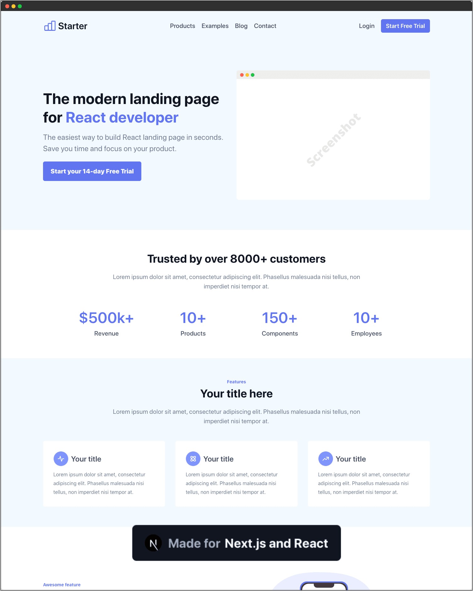 Lateral Creative Saas Landing Page Template Download