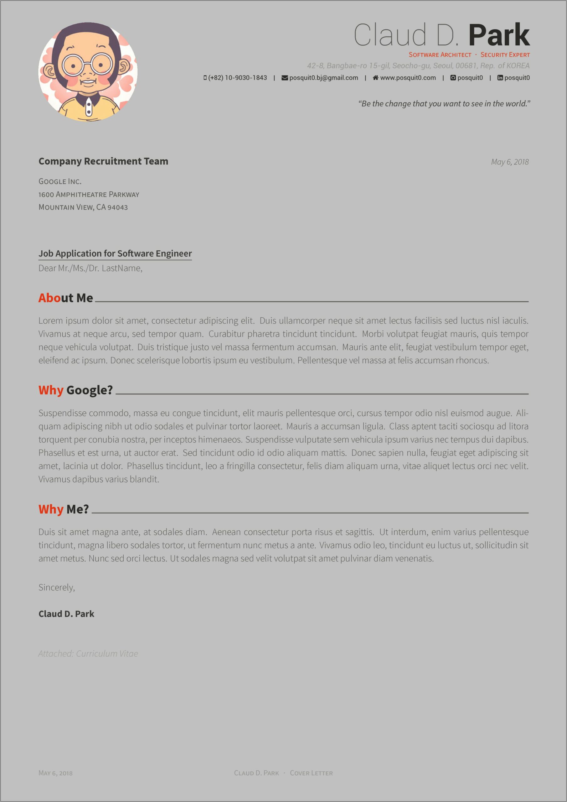 Latest Resume For Job Application