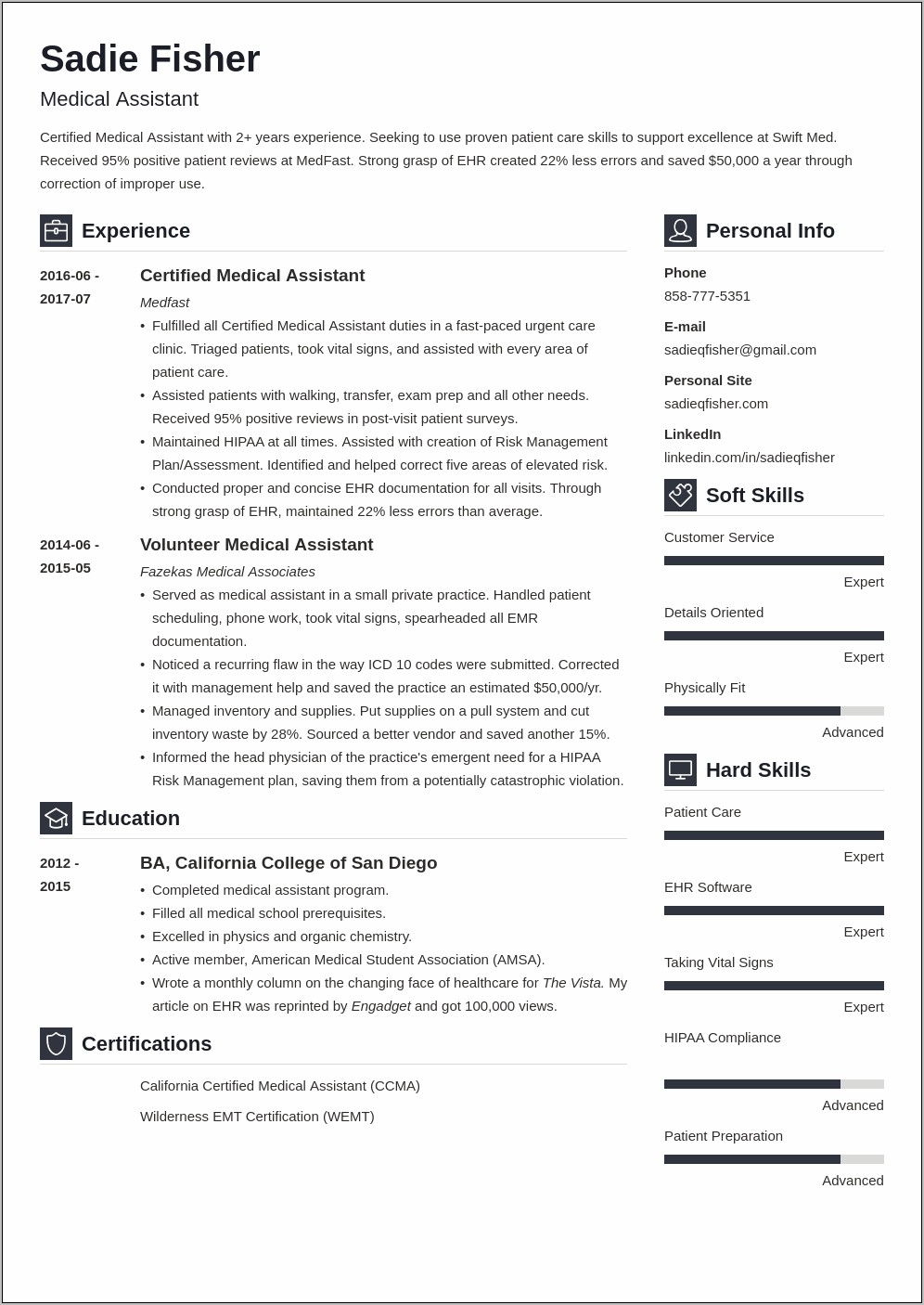 Laundry Assistant Job Description Resume