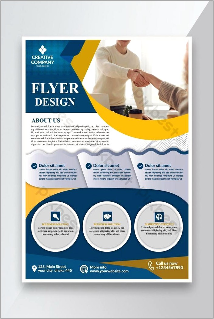 Leaflet Design Templates Vector Free Download