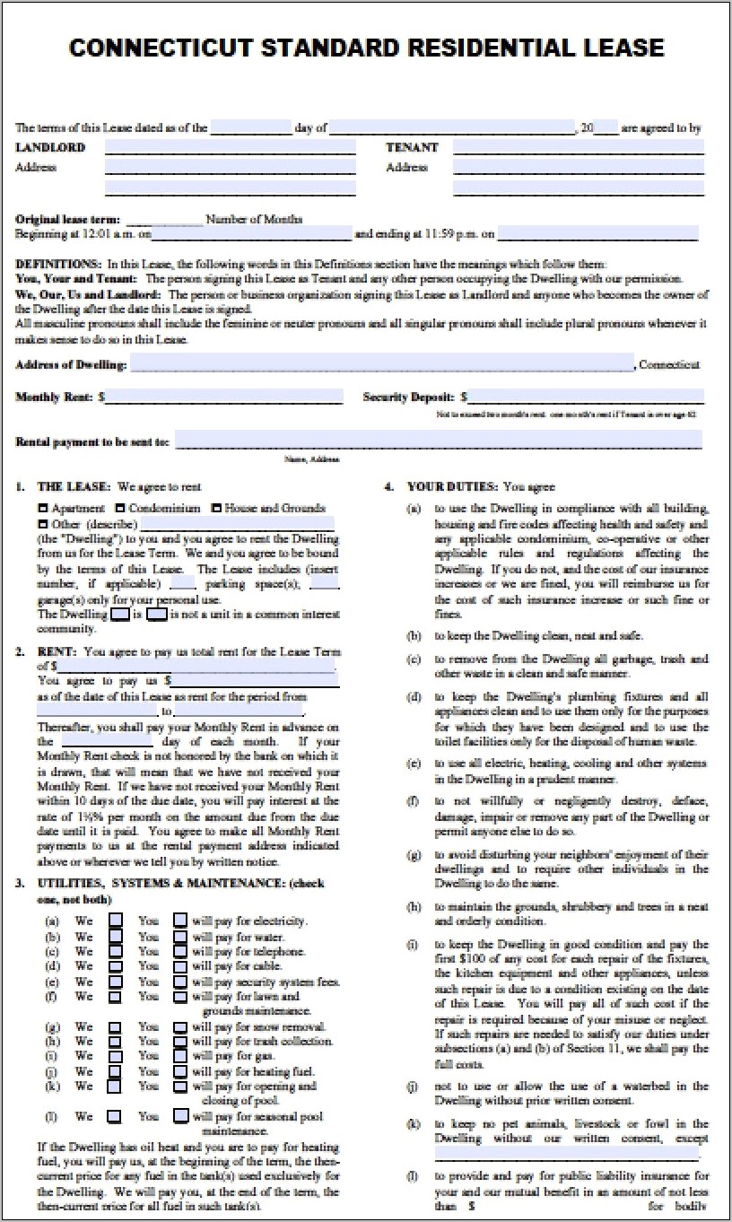 Lease Agreement Template Download New Mexico