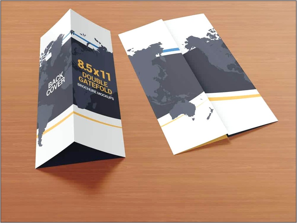 Legal Size Double Gate Fold Template Download