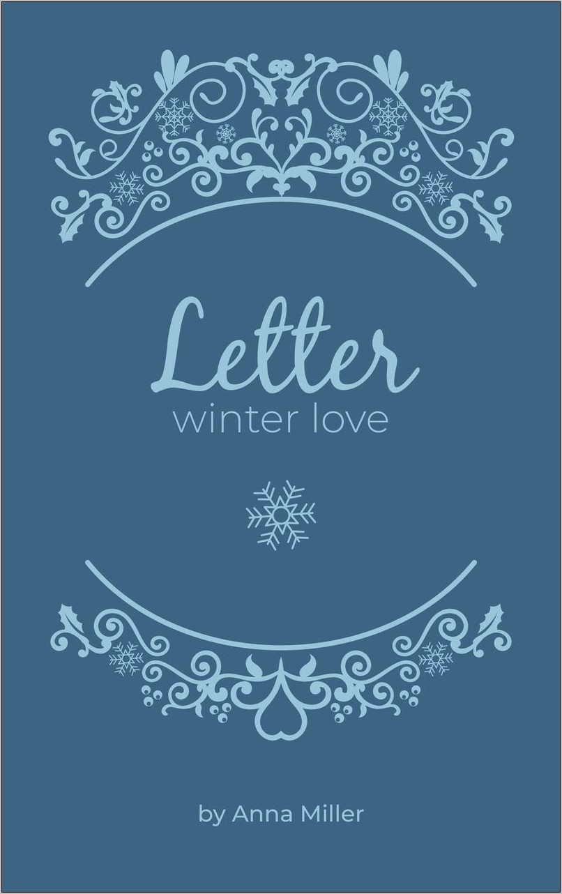 Letter Templates For Winter Free Download