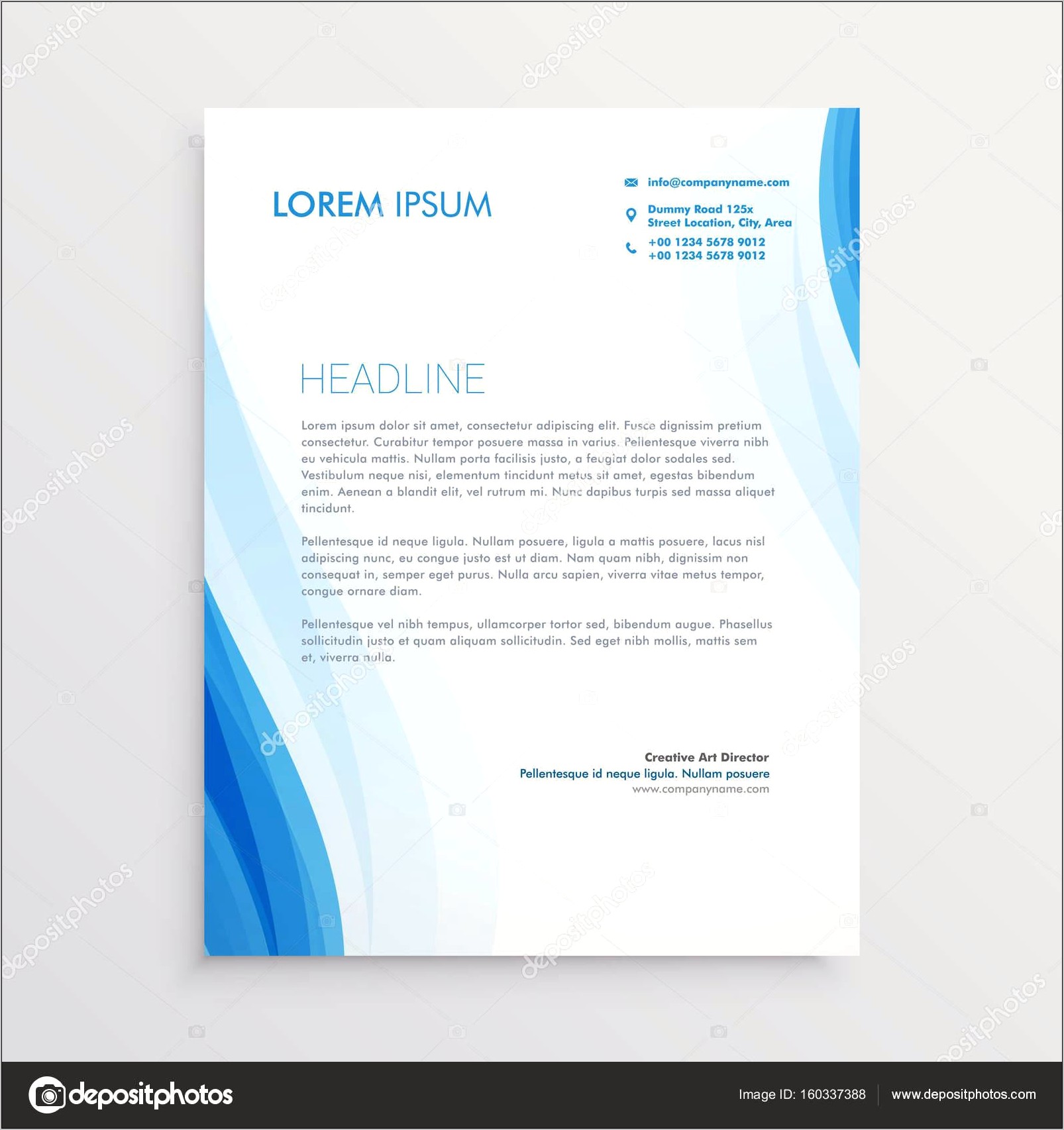 Letterhead Design Templates Ai Free Download