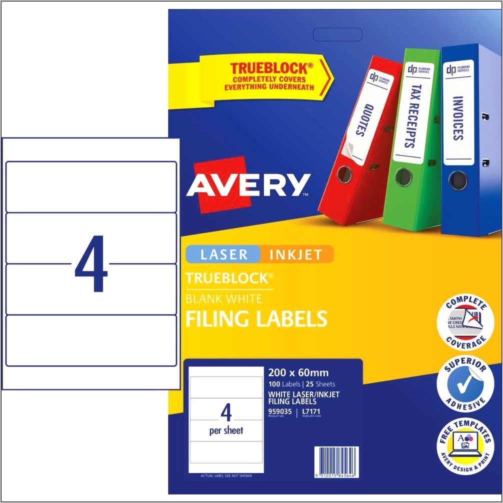 Lever Arch File Labels Template Download