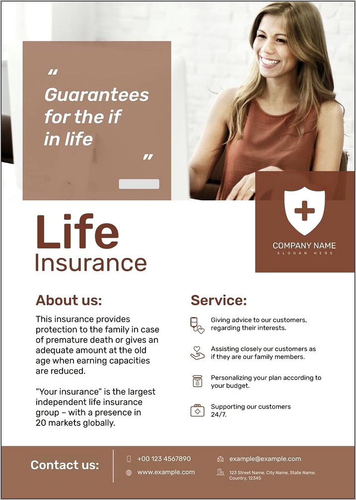 Life Insurance Flyer Template Free Download