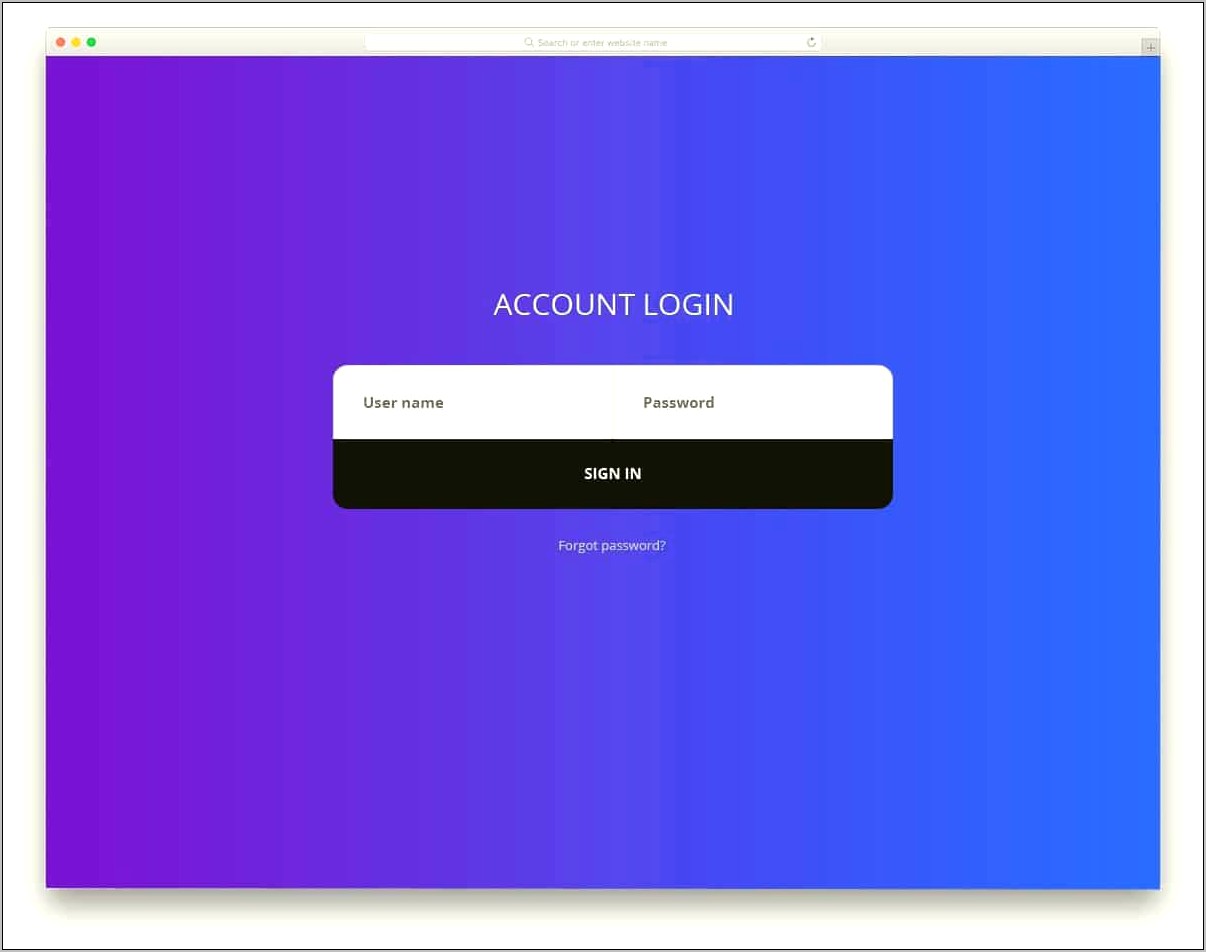 Login Form Css Templates Free Download