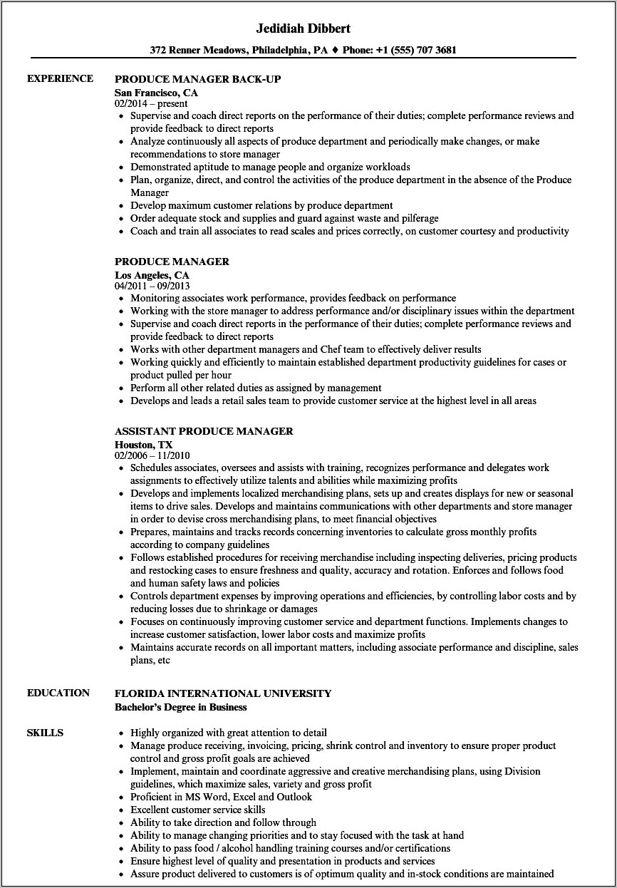 Lowes Job Description For Resume