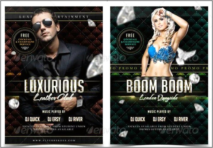 Luxury Nightclub Flyer Template Free Download