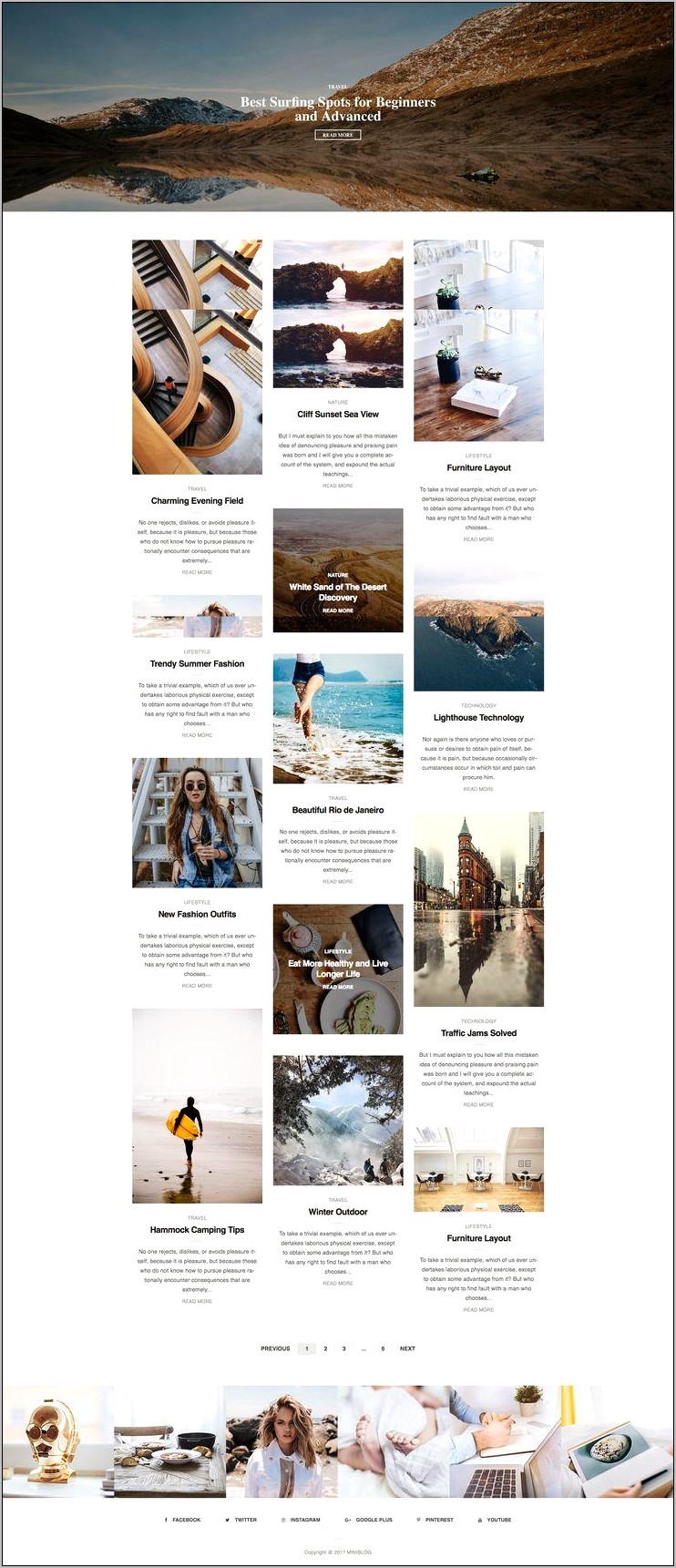 Magazine Style Html Template Free Download