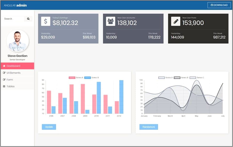 Maisonnette Responsive Admin Template Free Download