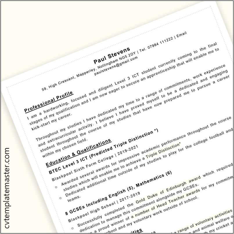 Managed Content For Intranet Resume