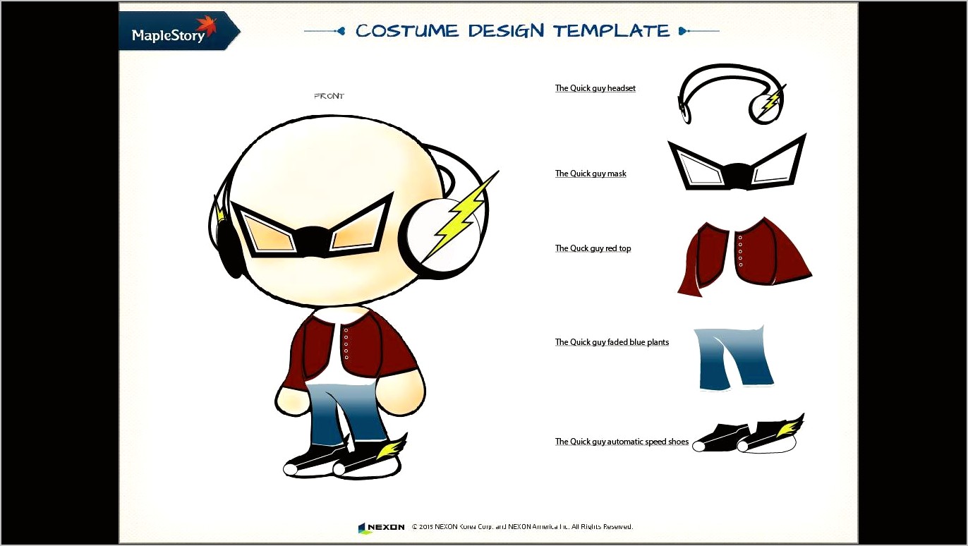 Maplestory 2 T Shirt Template Download