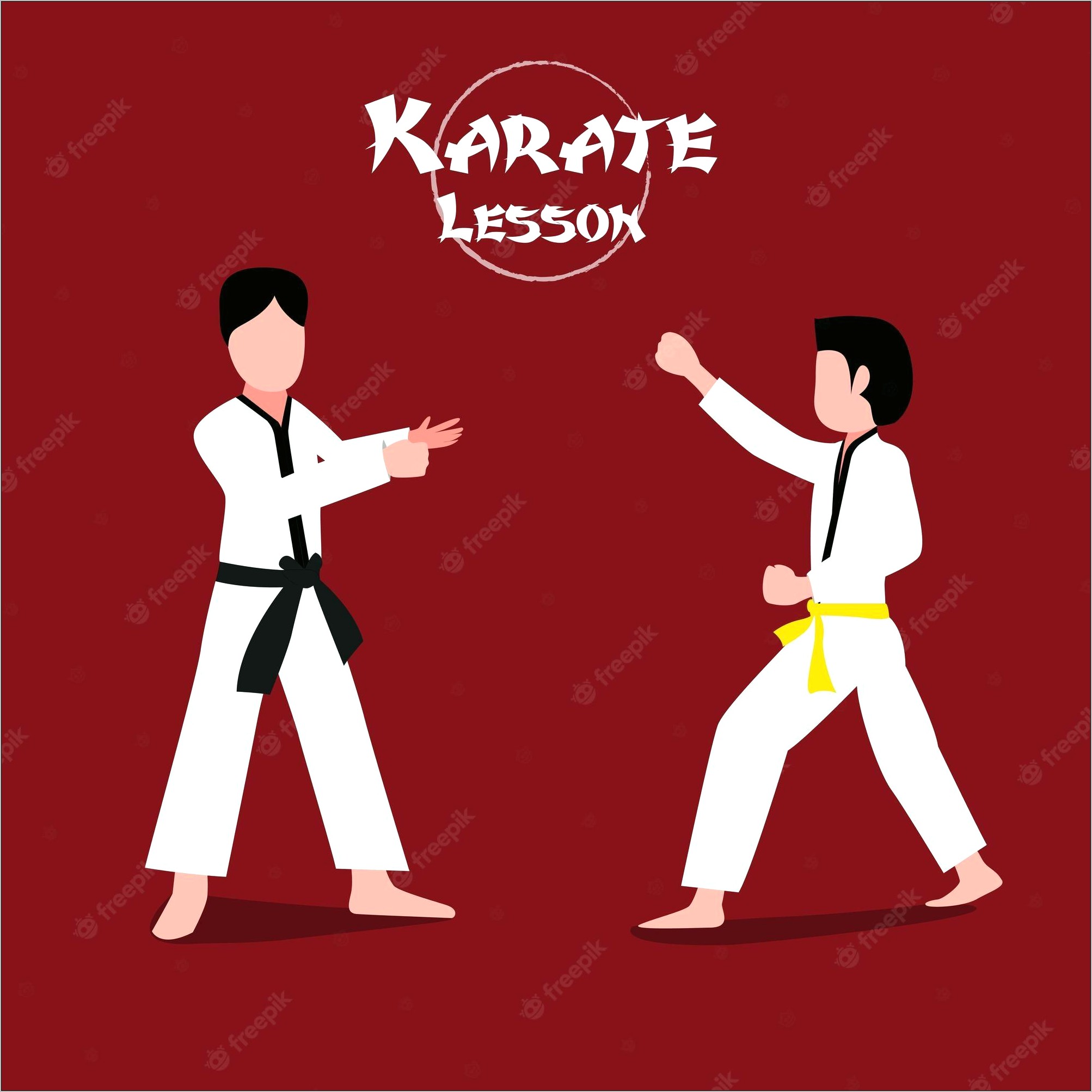 Martial Arts Certificate Templates Vector Download