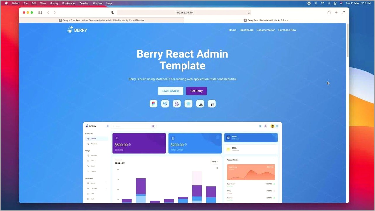 Mash Able Admin Template Free Download