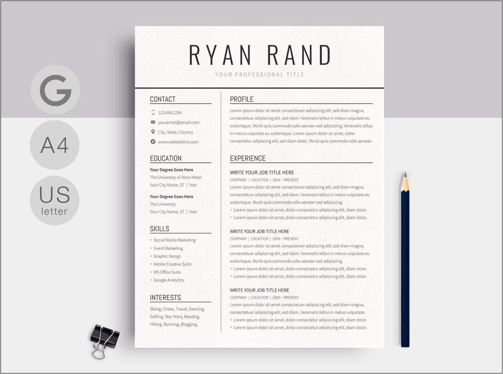 Material Cv Resume Free Download