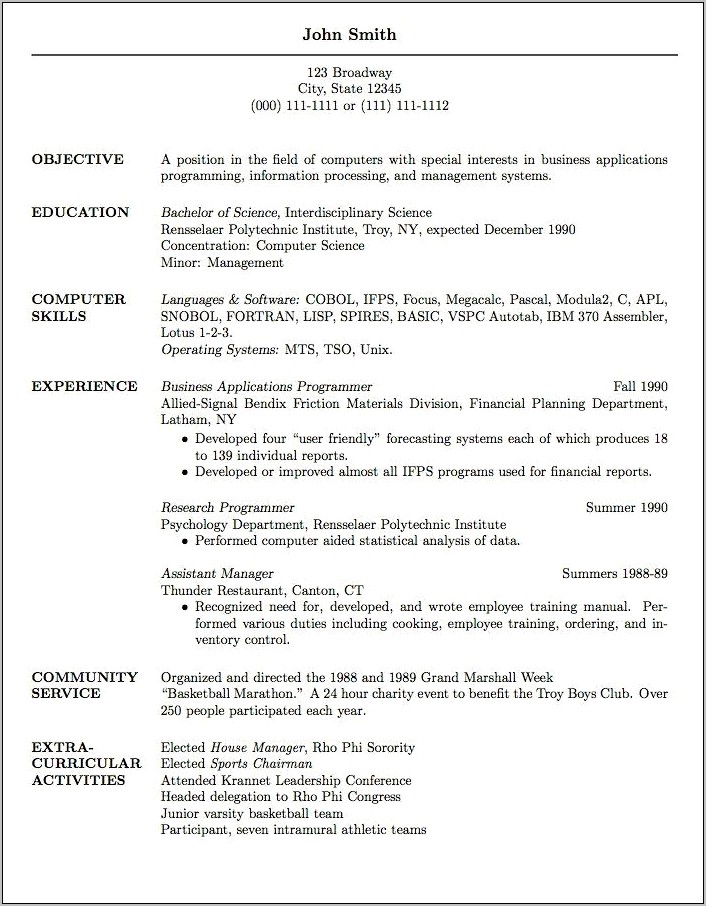 Materials Science Phd Resume Samples