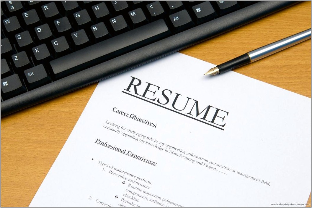 Medical Assistant Job Resume Objective