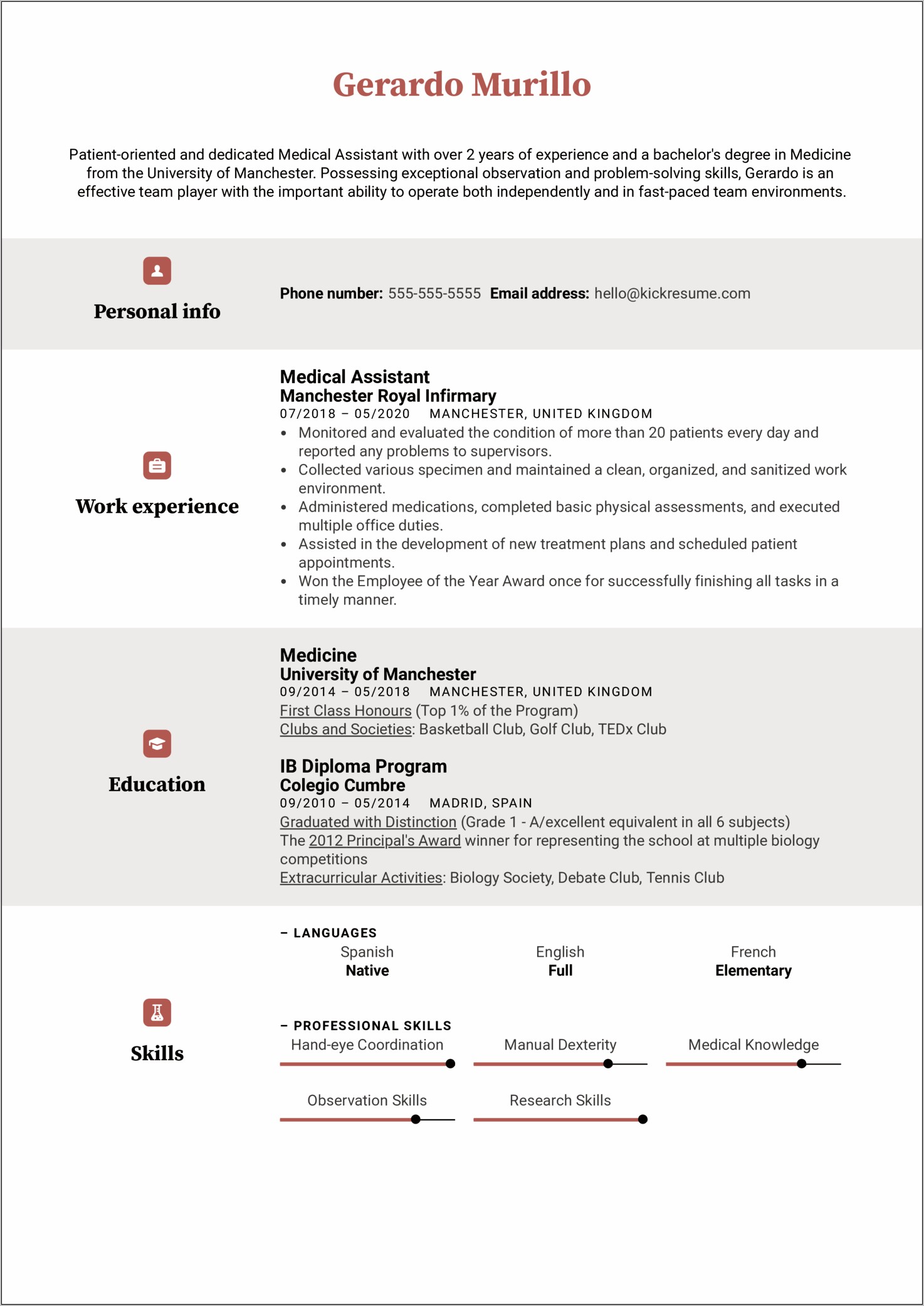 Medical Office Specialist Resume Examples