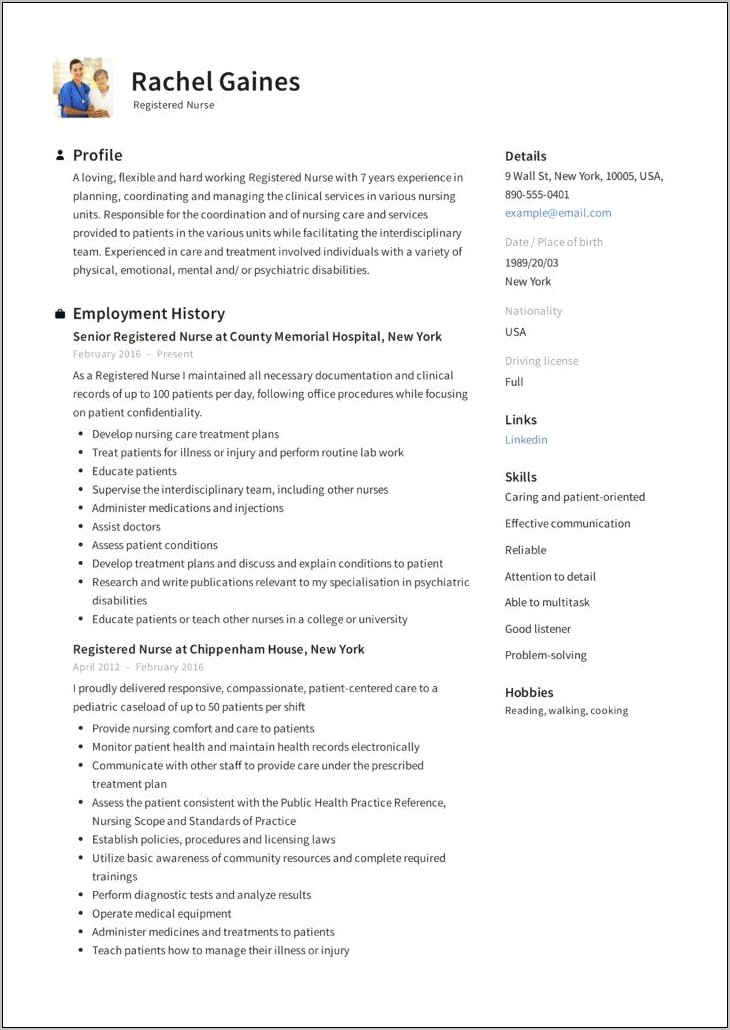 Medical Representative Resume Sample Pdf