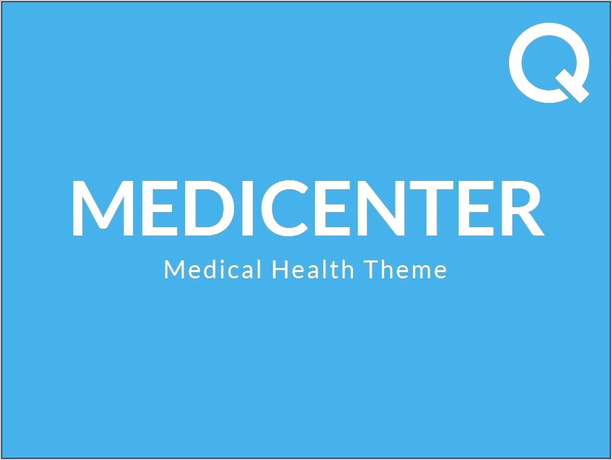 Medicenter Responsive Medical Health Template Download