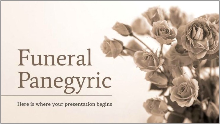 Memorial Service Powerpoint Template Free Download