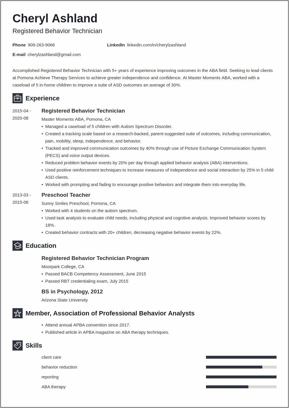 Mental Health Technician Resume Skills