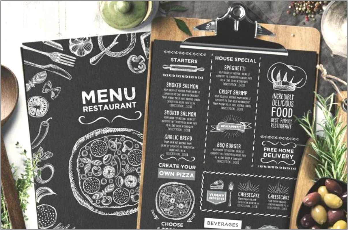 Menu Design Templates Free Download Psd