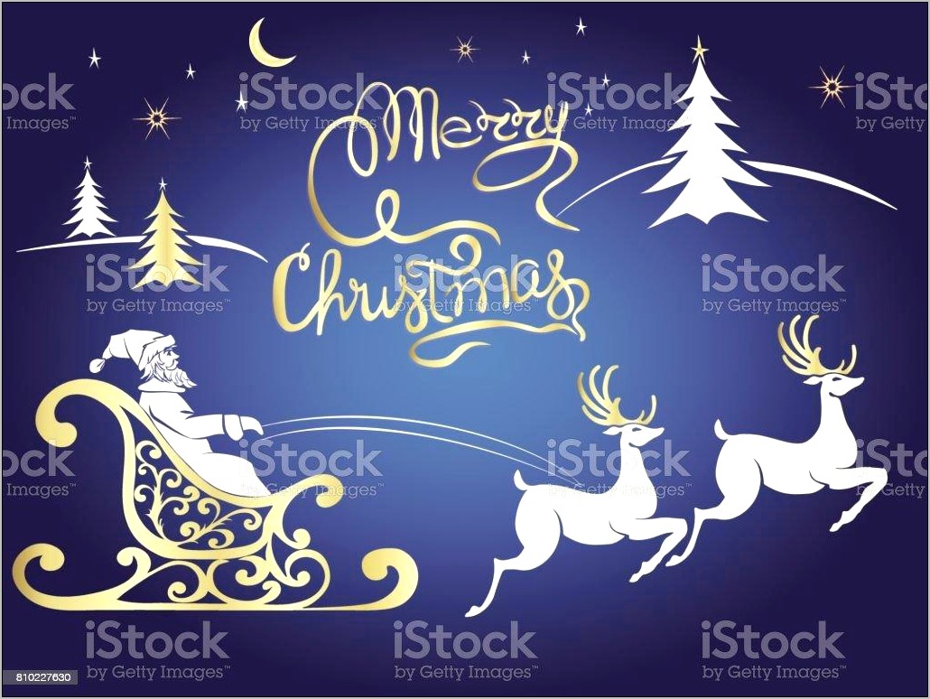 Merry Christmas Poster Template Free Download