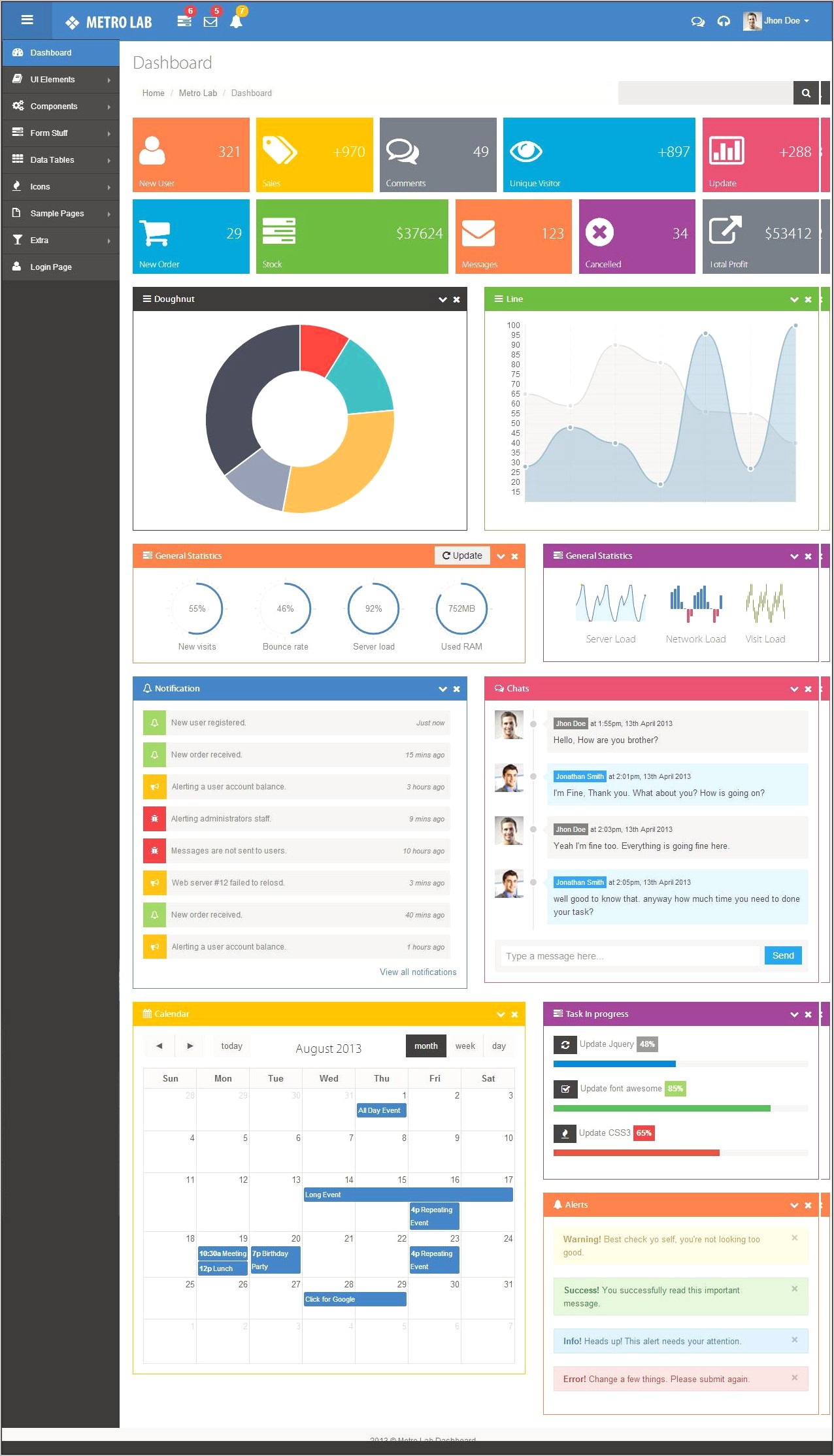 Metro Ui Template Html Free Download