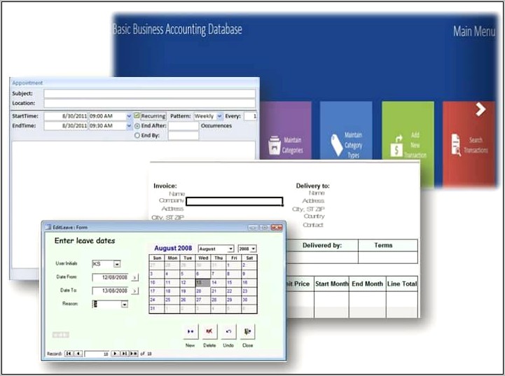 Microsoft Access Client Database Template Download