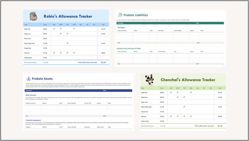 Microsoft Excel 2010 Templates Free Download