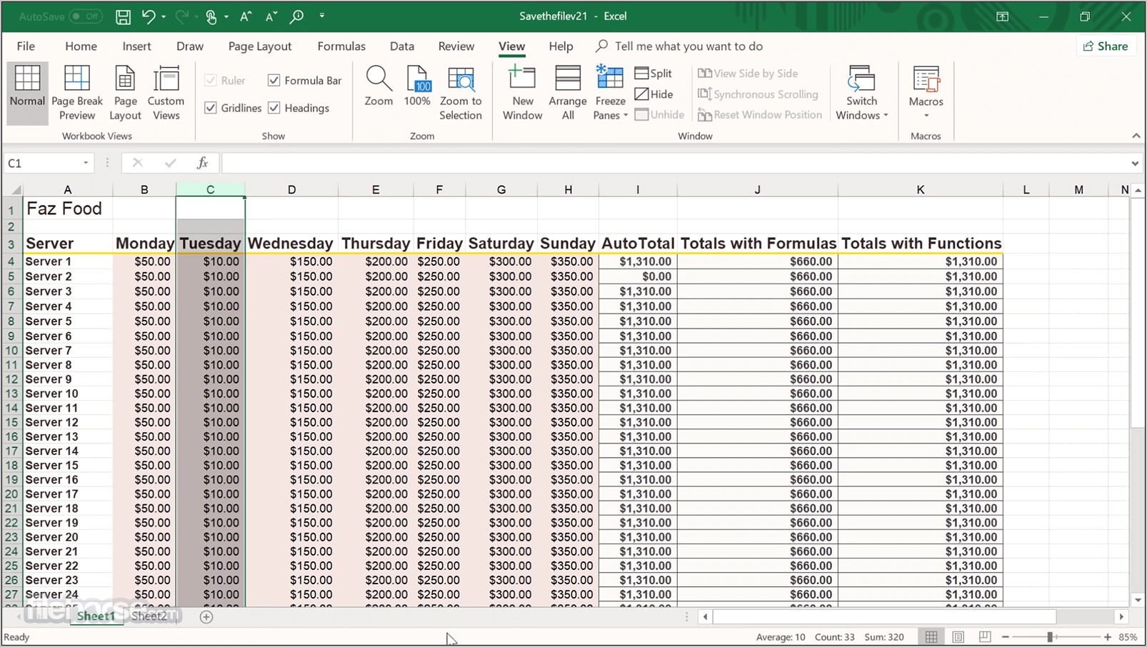 Microsoft Office 2010 Excel Templates Download