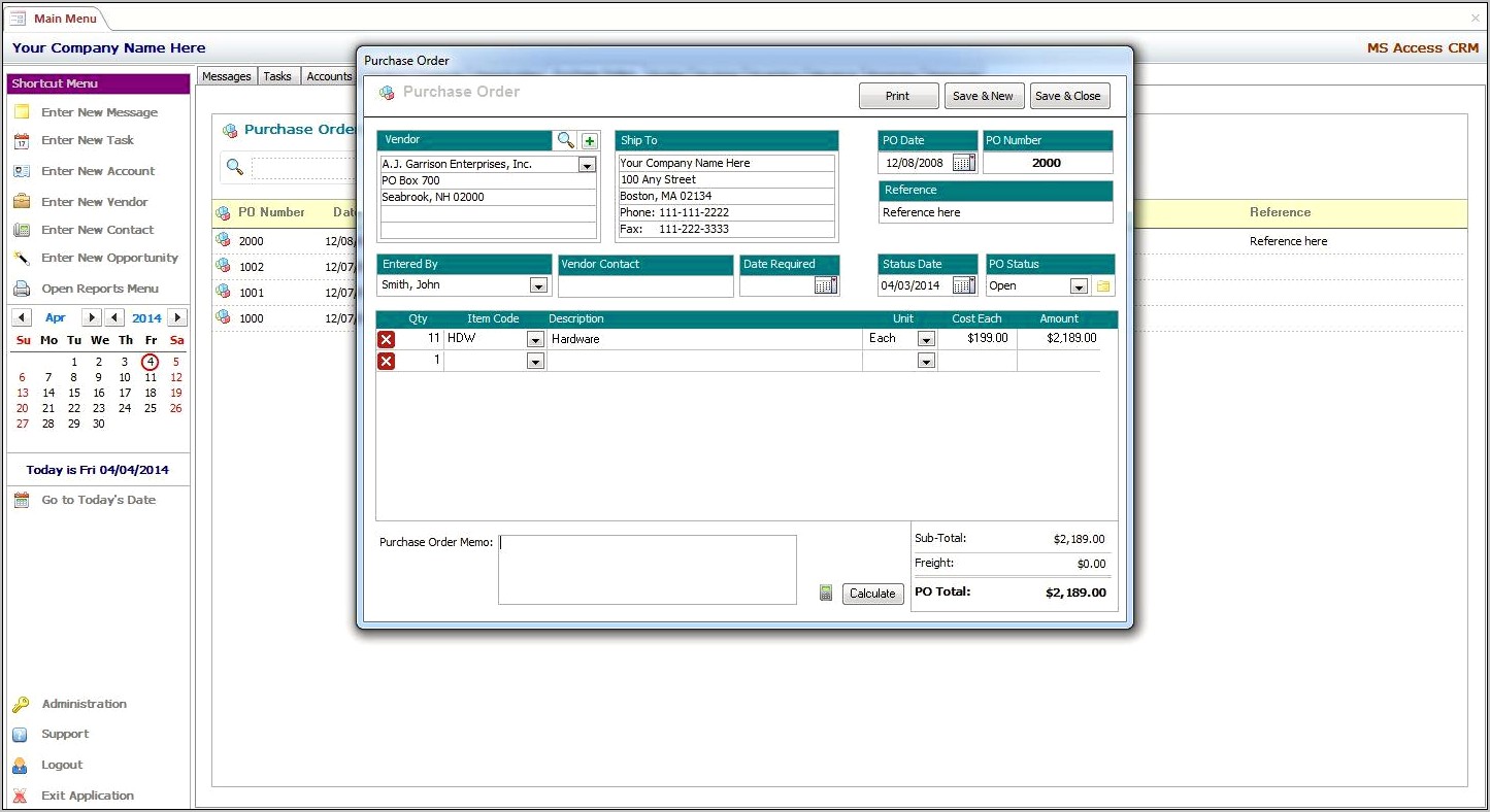 Microsoft Office Access 2007 Templates Download